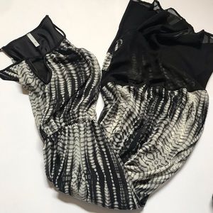 Ladies black & white tank dress